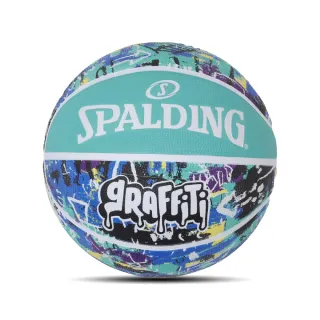 【SPALDING】籃球 Graffiti Street 多色 塗鴉 室外 耐磨 7號球 斯伯丁(SPA84373)
