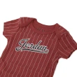 【NIKE 耐吉】包屁衣 Jordan Baby Bodysuits 紅 黑 純棉 按扣 套組 帽子 襪子 嬰兒(JD2413030NB-001)