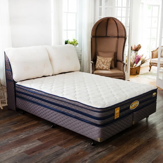 【床的世界】美國首品系列摯愛針織邊框加強中鋼獨立筒床墊 - 雙人 5 X 6.2 尺