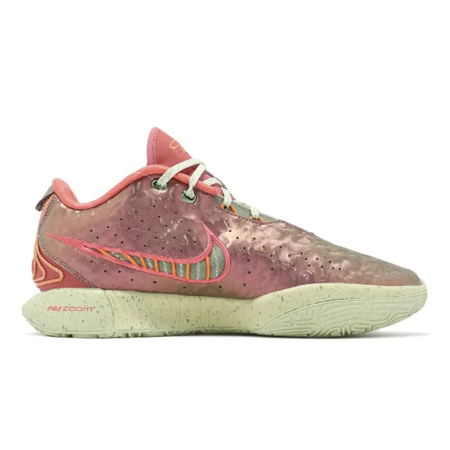 NIKE 耐吉】籃球鞋LeBron XXI EP 男鞋紅綠Queen Conch LBJ 女王海螺 