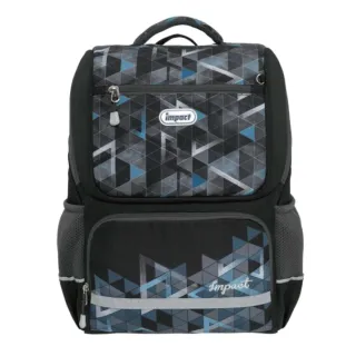 【IMPACT 怡寶】銀河系成長型護脊書包-黑色 IM00369BK(國小 小學 兒童 學生)