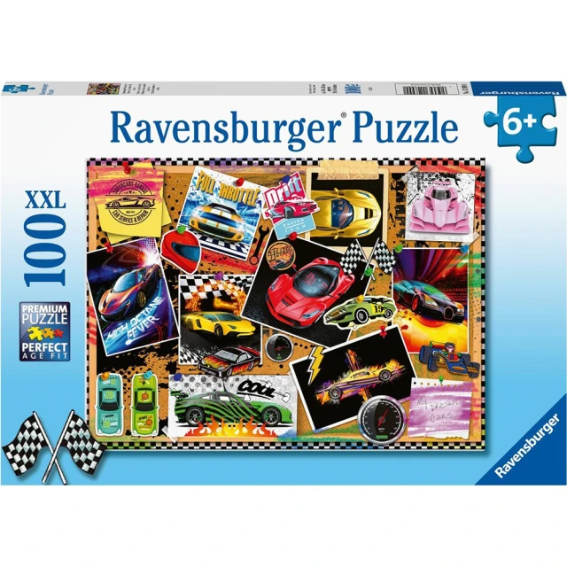 Ravensburger 維寶拼圖 夢想車 100片