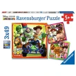 【Ravensburger】維寶拼圖 玩具總動員歷史 3*49片