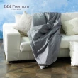 【BBL Premium】100%天絲素色鋅力綿涼被-永恆之約-白邊(雙人)