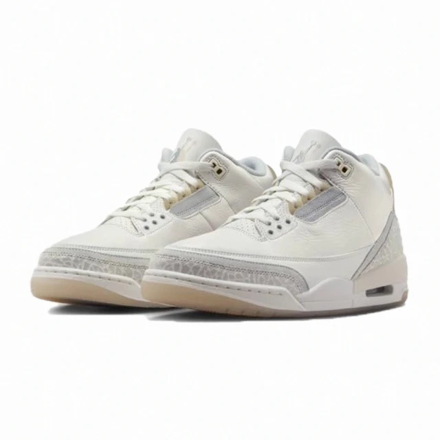 NIKE 耐吉 Air Jordan 3 Retro Craft Ivory 男鞋 休閒鞋 米白 爆裂紋 3代 FJ9479-10