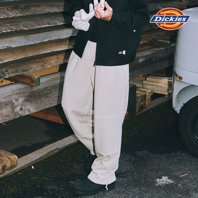 Dickies 日本支線-城市工裝系列－男款櫻桃紅純棉胸前品