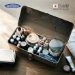 【日本TOYO】Y-350 日製山型提把式鋼製單層工具箱(36公分 收納箱 手提箱)