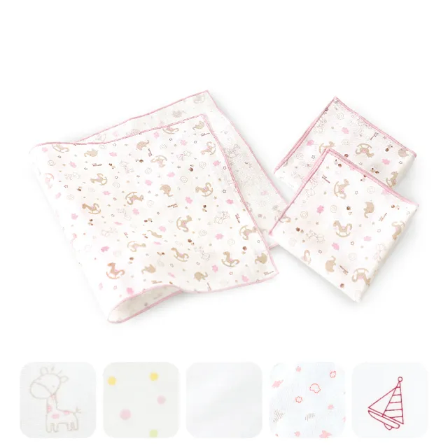 【ding baby】純棉紗布澡巾-3入/台灣製嬰兒寶寶用品浴巾洗臉巾(多款)