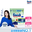 【finish 亮碟】洗碗機零添加洗碗凝珠100顆+機體清潔劑檸檬250ml(2入組)