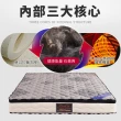 【LooCa】石墨烯+乳膠+M型護框獨立筒床墊(加大6尺-送石墨烯四季被)