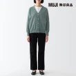 【MUJI 無印良品】女強撚V領寬版開襟衫(共4色)