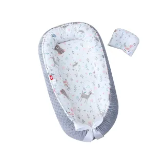 【JoyNa】嬰兒床中床 泡泡絨加厚便攜式可折疊寶寶床(新生兒睡窩/贈枕頭/防塵袋/可拆卸內芯)