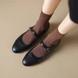 【WYPEX】現貨+預購 法式真皮瑪莉珍鞋女鞋 優雅平底鞋(3色)