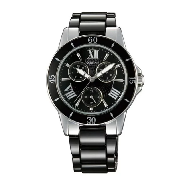 【ORIENT 東方錶】官方授權T2 完美情人時尚陶瓷女腕錶-錶徑38mm(FUT0F004B)