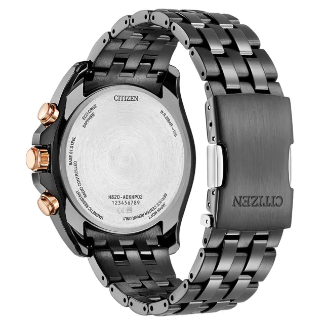 【CITIZEN 星辰】亞洲限定款 萬年曆 光動能電波錶 44.3MM(AT9128-87X)