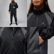 【NIKE 耐吉】外套 Jordan Sport Jam 男款 黑 灰 立領 網眼 拉鍊口袋 熱身外套 風衣(FN5849-010)