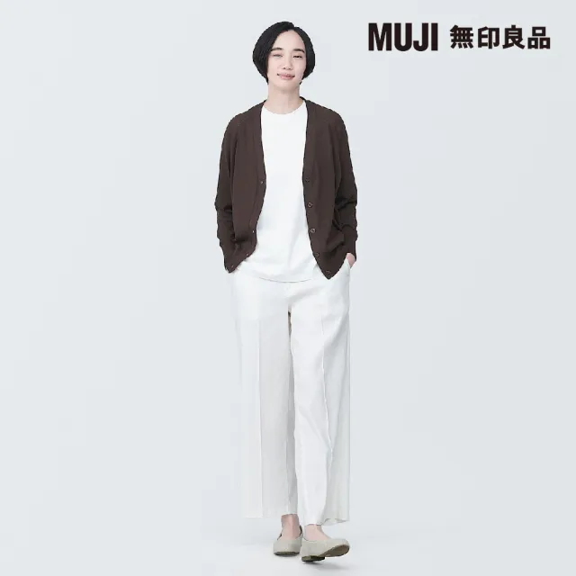 【MUJI 無印良品】女型態安定寬版開襟衫(共5色)