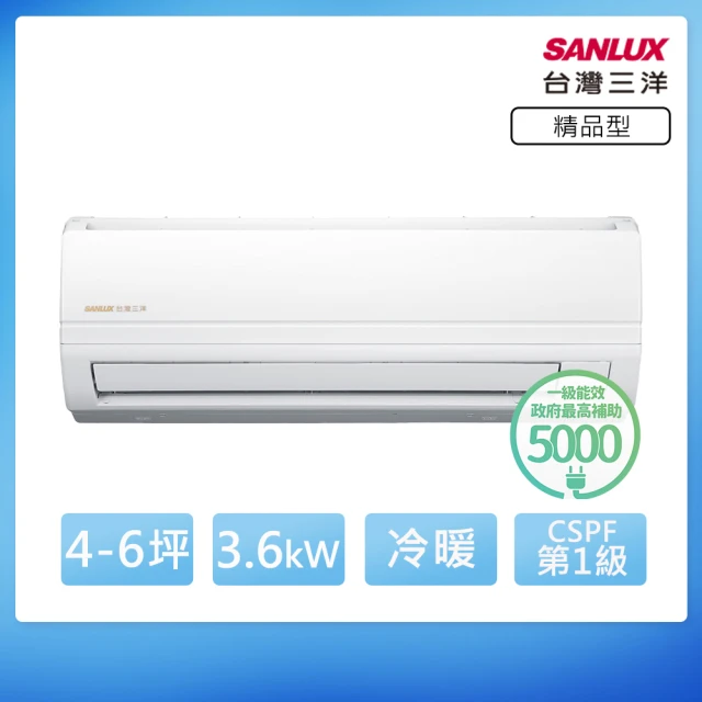 SANLUX 台灣三洋 5-6坪級變頻冷暖分離式冷氣(SAC