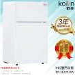 【Kolin 歌林】90公升一級能效定頻右開雙門小冰箱(KR-SE20958A雪亮白/一鍵除霜)