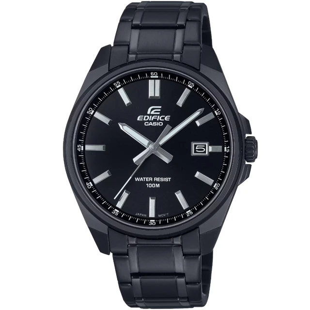 CASIO 卡西歐CASIO 卡西歐 卡西歐 EDIFICE 簡約石英鋼帶錶-IP黑(EFV-150DC-1A)