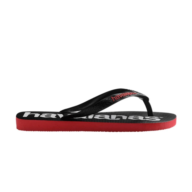 havaianas 哈瓦仕 Top Logogmania 2 男鞋 黑紅色 運動 拖鞋 夾腳拖 4145741-2090U