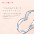 【PROMESSA】小皇冠系列 V型簡約 18K金戒指(男戒)