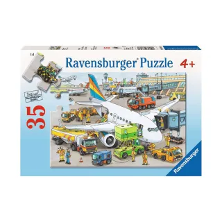 【Ravensburger】維寶拼圖 忙碌機場 35片