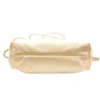 【CHANEL 香奈兒】22 Mini Handbag/22包/垃圾袋包/菱格紋縫線亮面小牛皮肩背包(米白金釦)