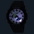 【CASIO 卡西歐】G-SHOCK 黑暗空間 散發光芒 酷炫設計雙顯錶款 灰 GA-2100HD-8A_45.4mm