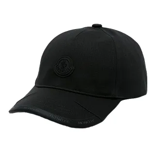 【MONCLER】品牌 LOGO 棒球帽-黑色(ONE SIZE)