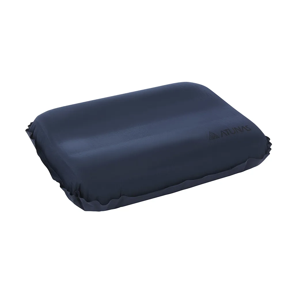 【ATUNAS 歐都納】3D TPU自動充氣舒壓枕(A1MPEE01深藍/輕巧收納/登山露營/背包客/旅行/午休枕)