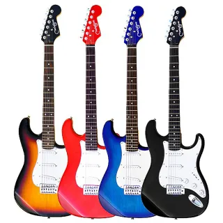 【JYC Music】最新款入門嚴選ST-1電吉他-鏡面黑/加贈5好禮市價超過16XX(ST-1電吉他 鏡面黑)