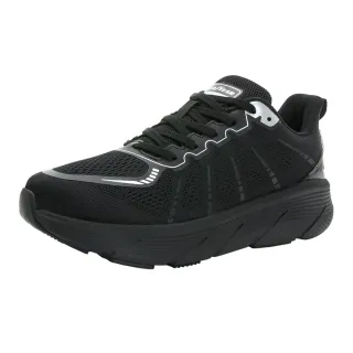 【GOODYEAR 固特異】光速-輕量緩震運動鞋/女鞋 透氣 耐磨橡膠底 厚底 科技減壓 黑色(GAWR42800)