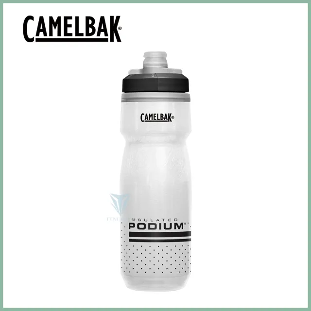 【CAMELBAK】620ml Podium Chill 保冷噴射水瓶(Camelbak / 雙倍保冷 / 自行車水壺)