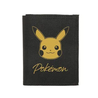 【POKEMON 精靈寶可夢】OUTDOOR寶可夢Pokemon-金典皮卡丘對折短夾(ODGO22S09BK)