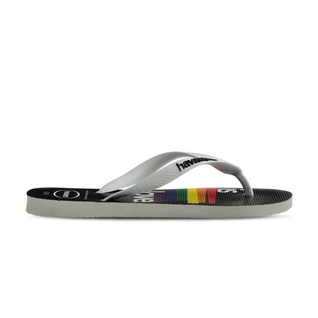 havaianas 哈瓦仕 Top Pride 男鞋 女鞋 黑色 夾腳拖 平權 彩虹 拖鞋 4146673-0001U