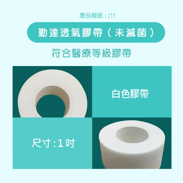 【TEAMPOWER 勤達】白色紙膠1吋-12卷/盒、半吋24卷/盒-j11、j12(盒裝、醫療用紗布固定用膠帶、醫用規格)