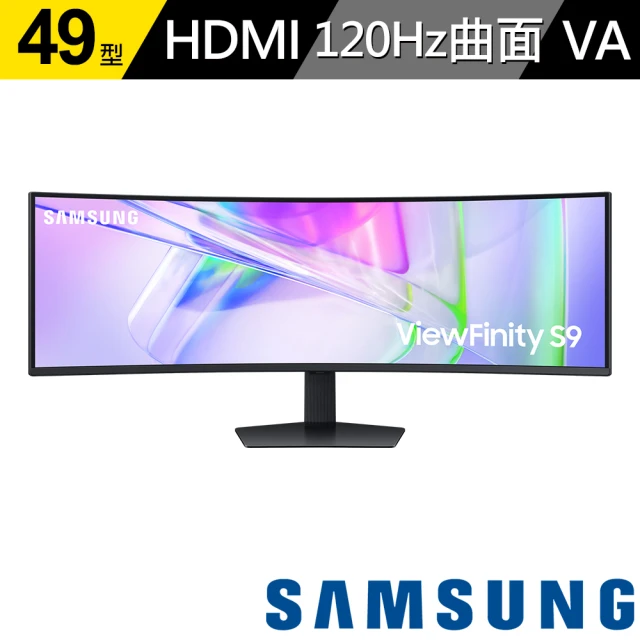 SAMSUNG 三星SAMSUNG 三星 S49C950UAC 49型 VA 5K 1000R 曲面電競螢幕(HDR400/5ms)