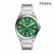 【FOSSIL 官方旗艦館】Everett系列 品格紳士沈著指針手錶 不鏽鋼錶帶 42MM(多色可選)