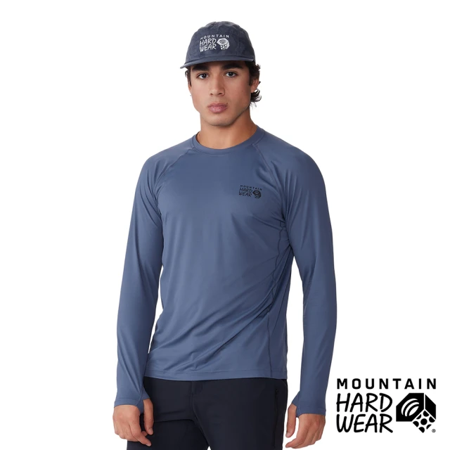 Mountain Hardwear Crater Lake Long Sleeve Crew Men 防曬長袖排汗衣 男款 石板藍 #1982421