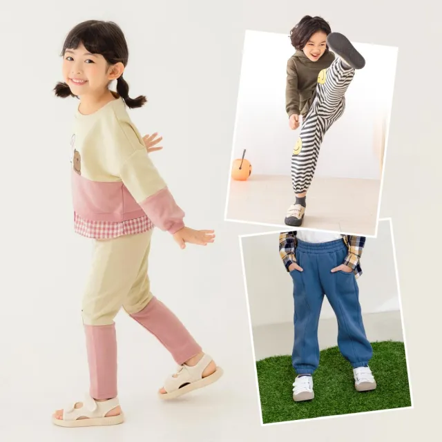 【OB 嚴選】男女童棉質保暖好動褲(多款可選)