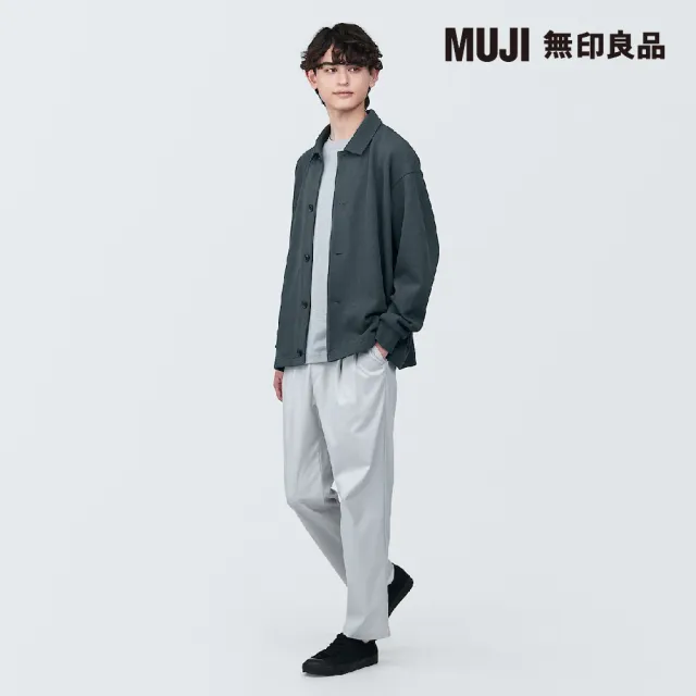 【MUJI 無印良品】男二重織襯衫式開襟衫(共4色)