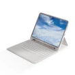 【Penoval】AX iPad觸控筆+eiP Magnetix磁吸鍵盤組(適用iPad10/Air4&5/Pro11 iPad鍵盤 巧控鍵盤 星砂白)