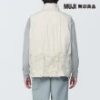 【MUJI 無印良品】男輕量撥水加工鋪棉健走背心(共3色)