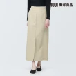 【MUJI 無印良品】女聚酯纖維不易起皺窄裙(共3色)