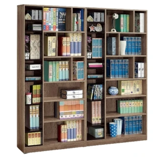 【MUNA 家居】奧蘿拉雙色6尺開放式書櫃/全組(櫥櫃 櫃子 收納 書櫃)