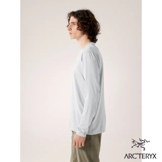 【Arcteryx 始祖鳥官方直營】男 Cormac 快乾長袖圓領衫(沉靜雜灰)