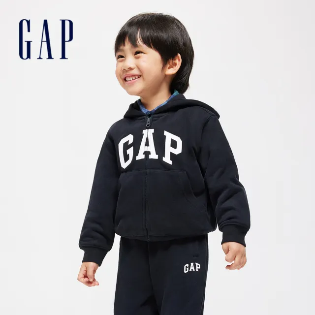 GAP】幼童裝Logo連帽外套-黑色(890199) - momo購物網- 好評推薦-2024年2月