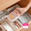 【Dagebeno荷生活】自由組合抽屜整理收納盒 廚房浴室餐具保養品分類盒(小號2入)
