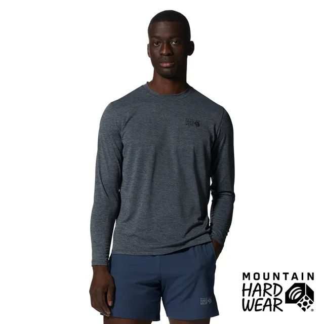 【Mountain Hardwear】Sunblocker  Long Sleeve Men 防曬長袖排汗衣 男款 深風暴灰 #2027871